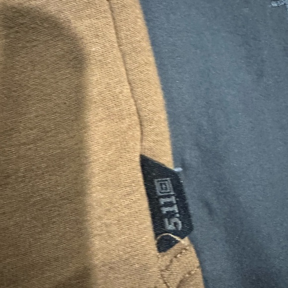 5.11 Tactical Two-Tone Tan and Black Hoodie - Picture 3 of 5